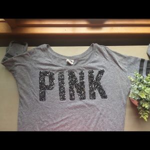 VS Pink sequenced long sleeve shirt